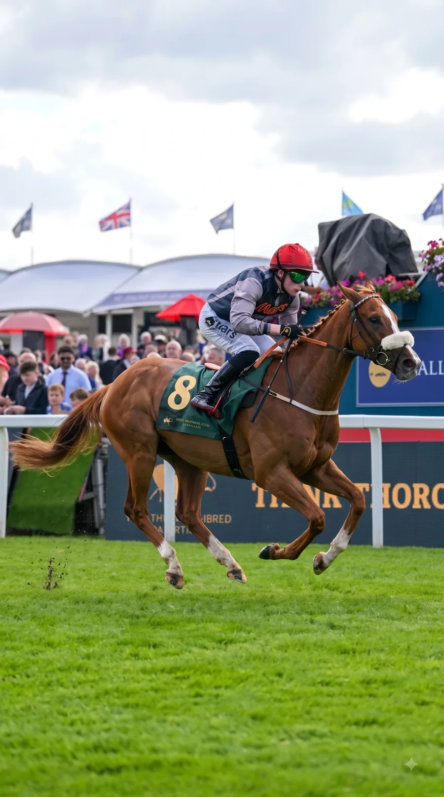 Miss Yechance, trained by K R Burke, winning at York